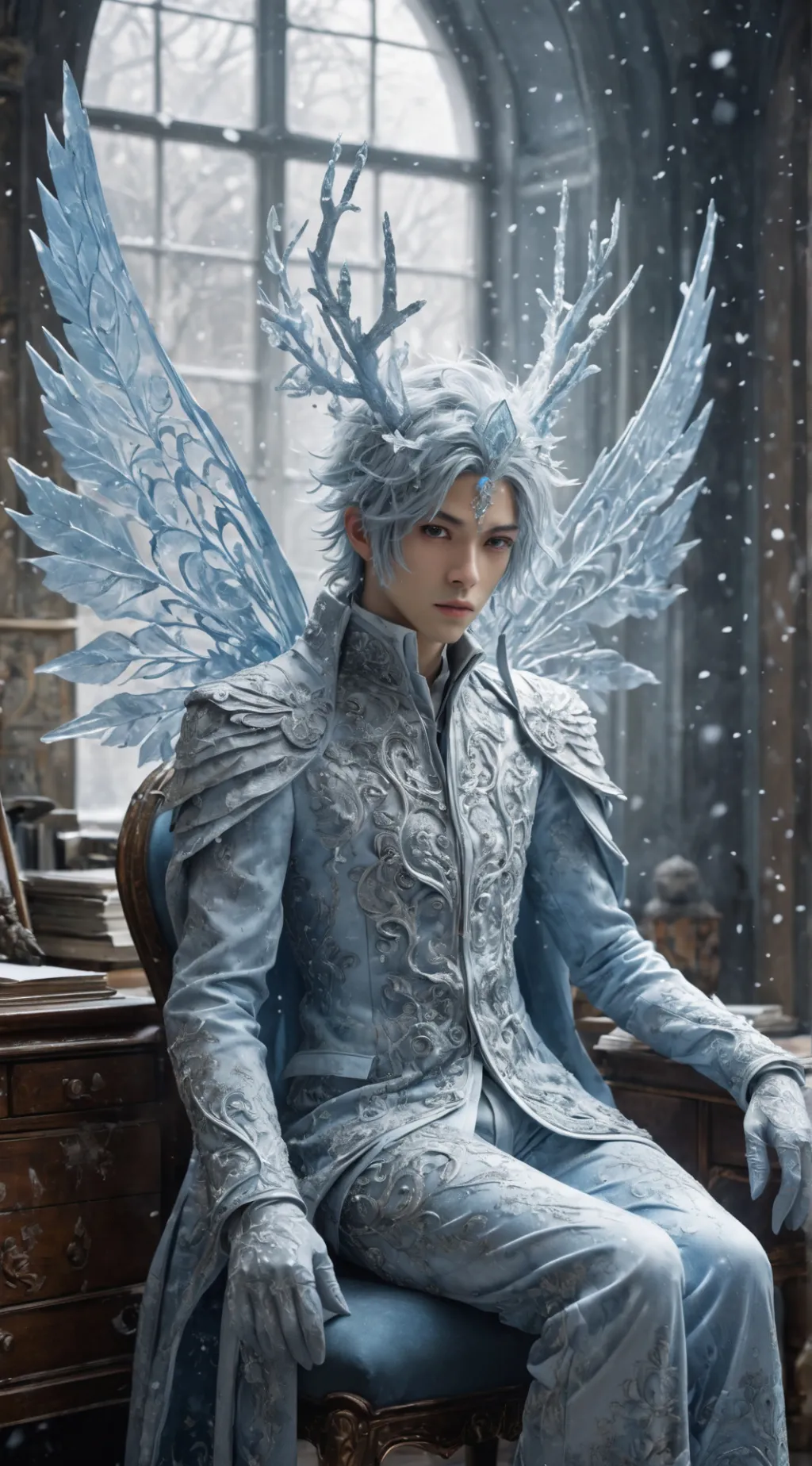 ai character: Frost background