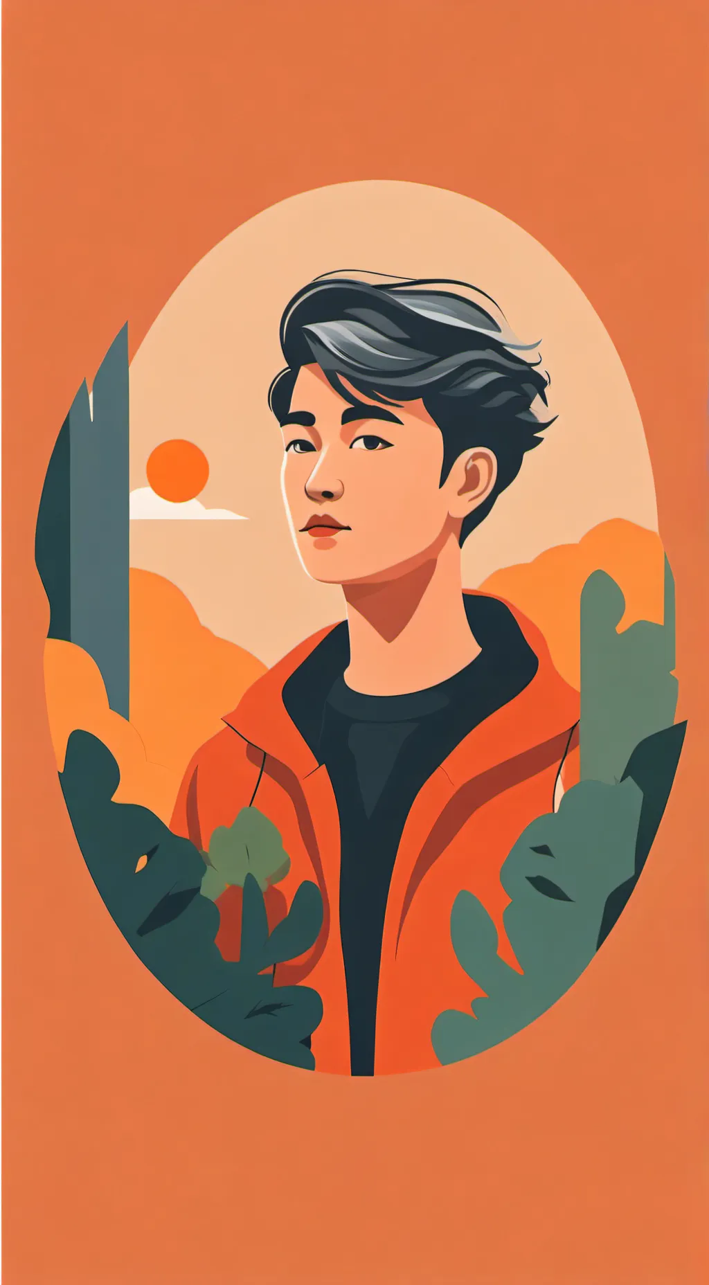 ai character: Squid game  background