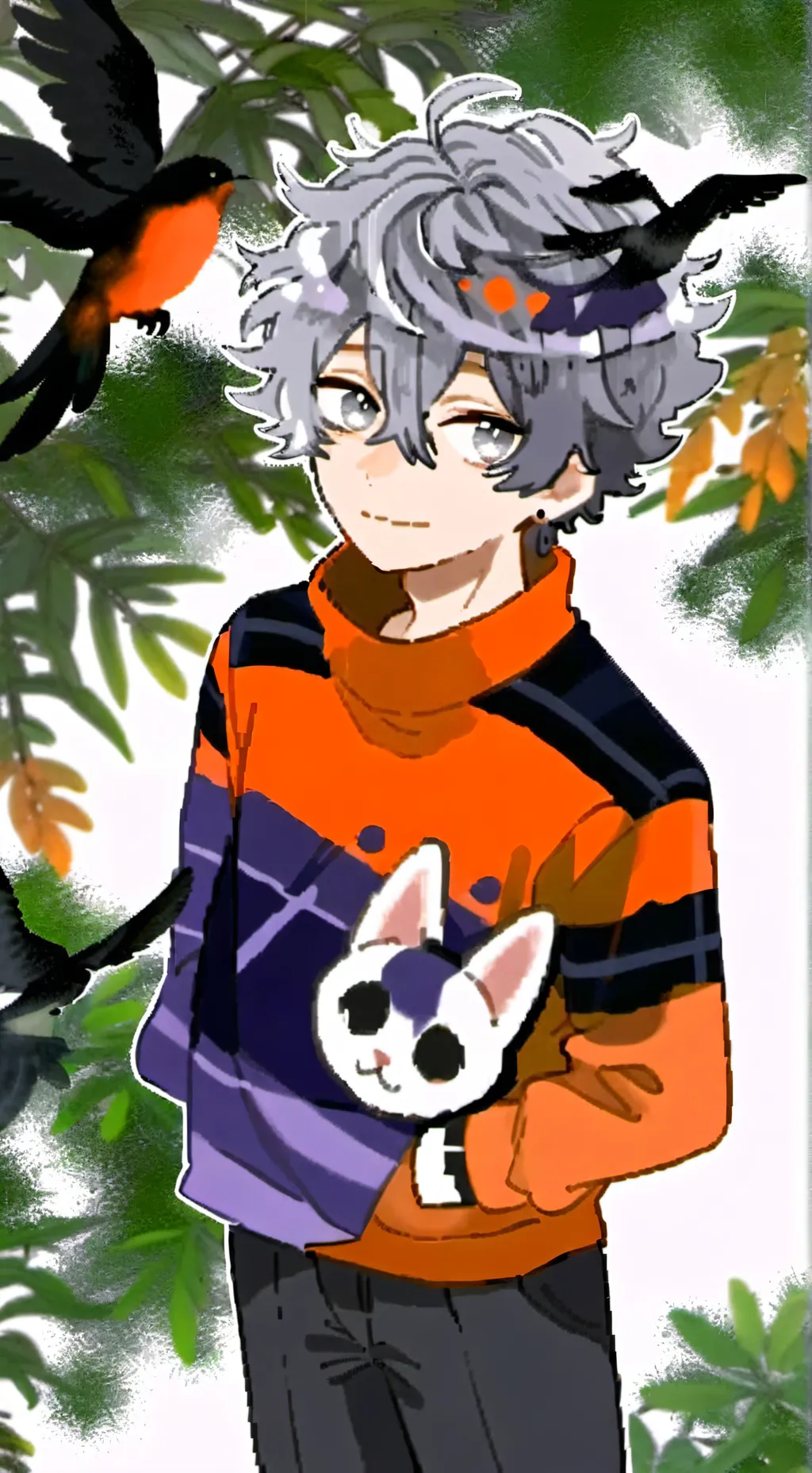 ai character: Blackbear (My oc) background