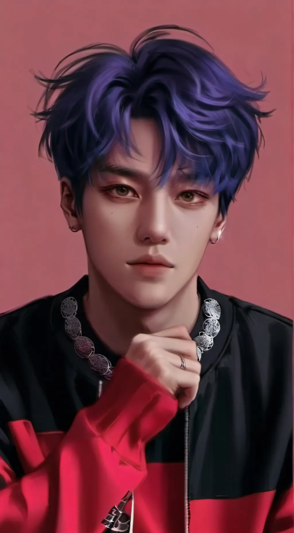 ai character: thanos from squid  background