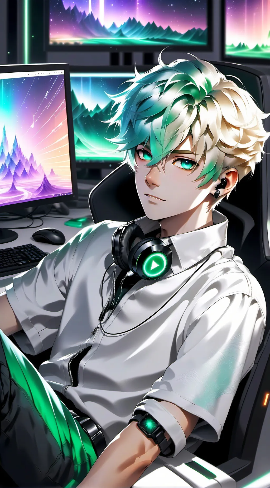 ai character: gamer bf background