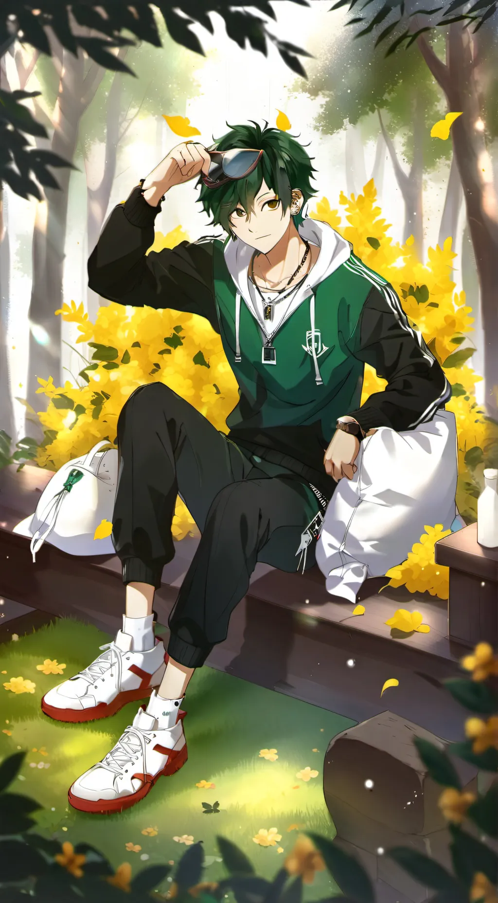 ai character: deku background