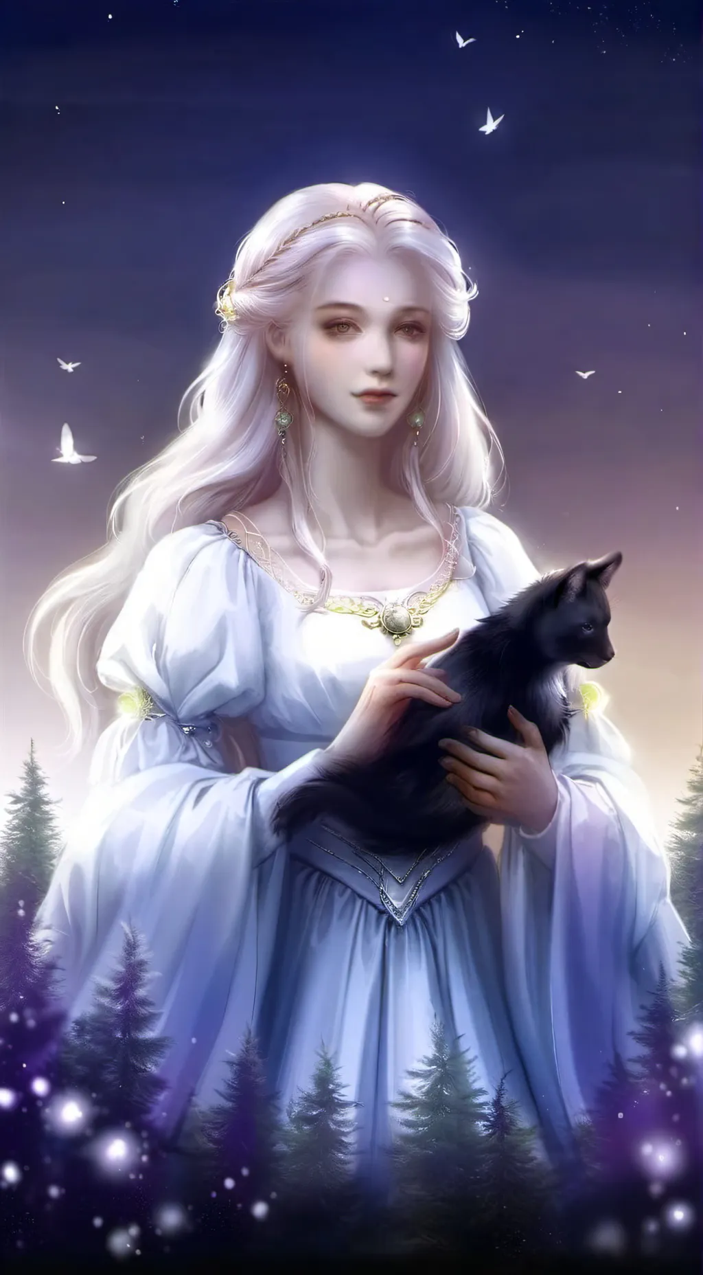 ai character: Котик background