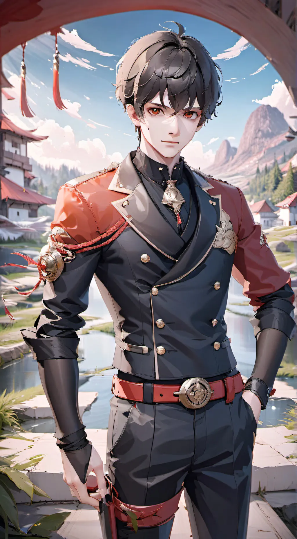 ai character: KARMA background