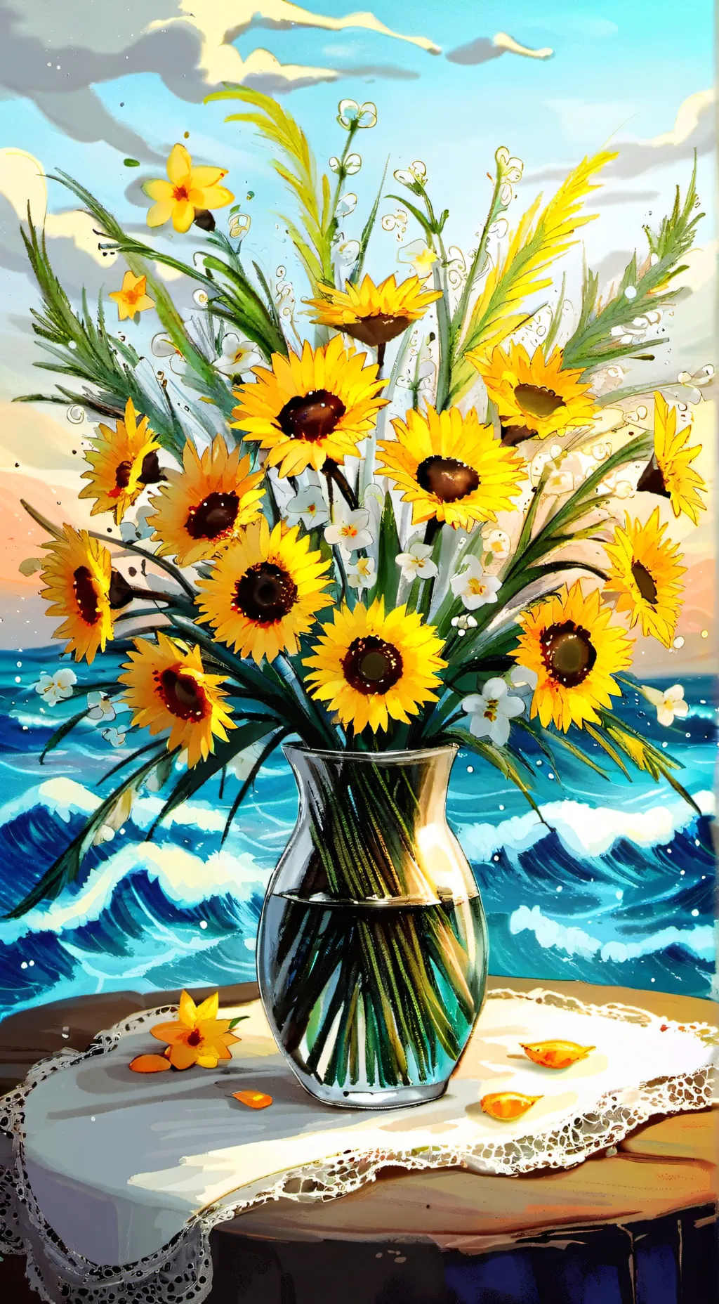 ai character: Tear drop not here background