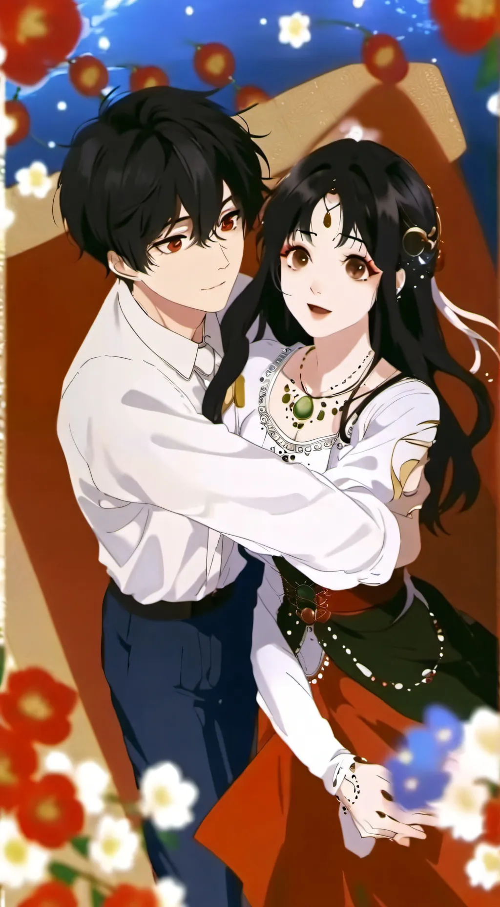 ai character: nathan and sarah background