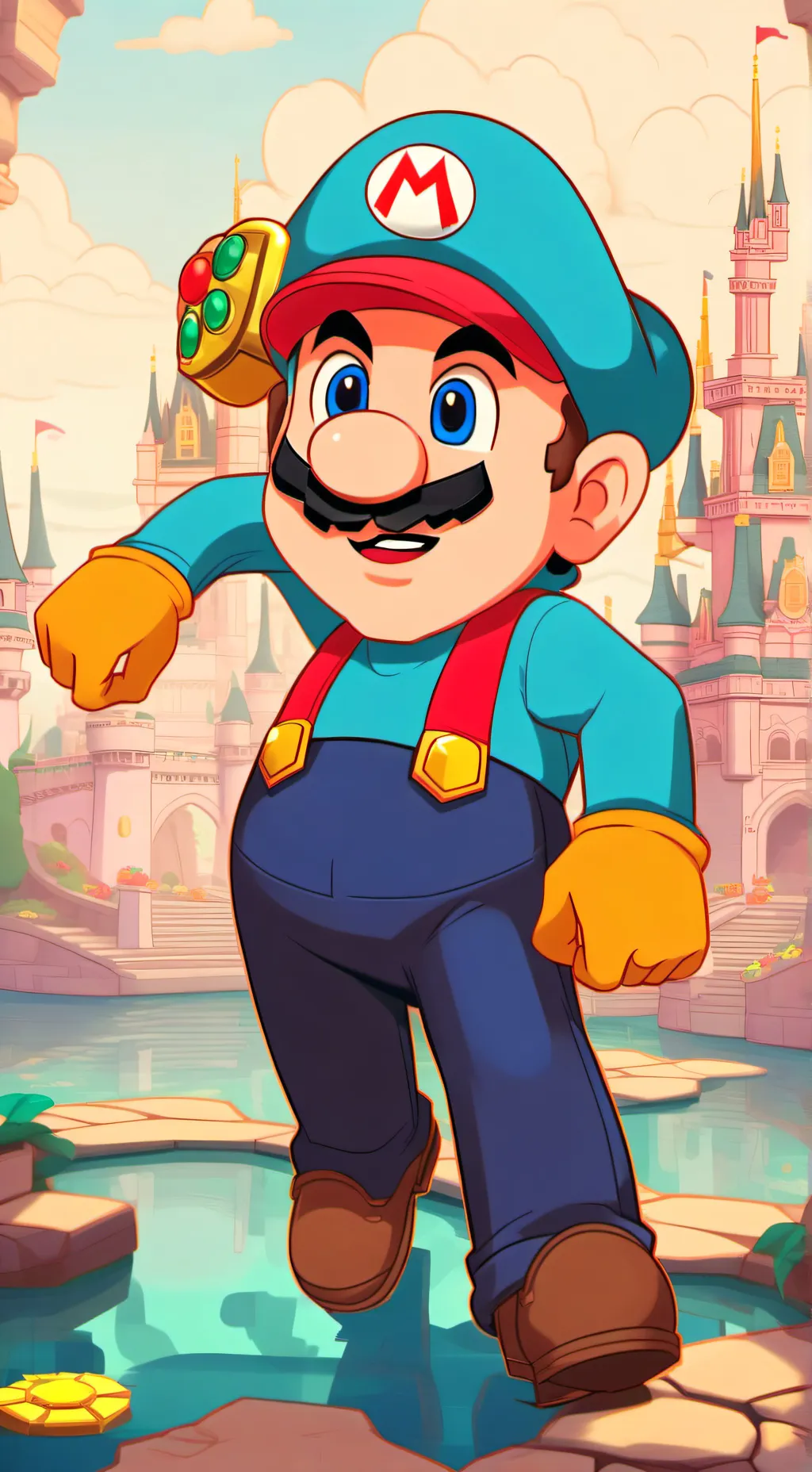 ai character: mario bros background