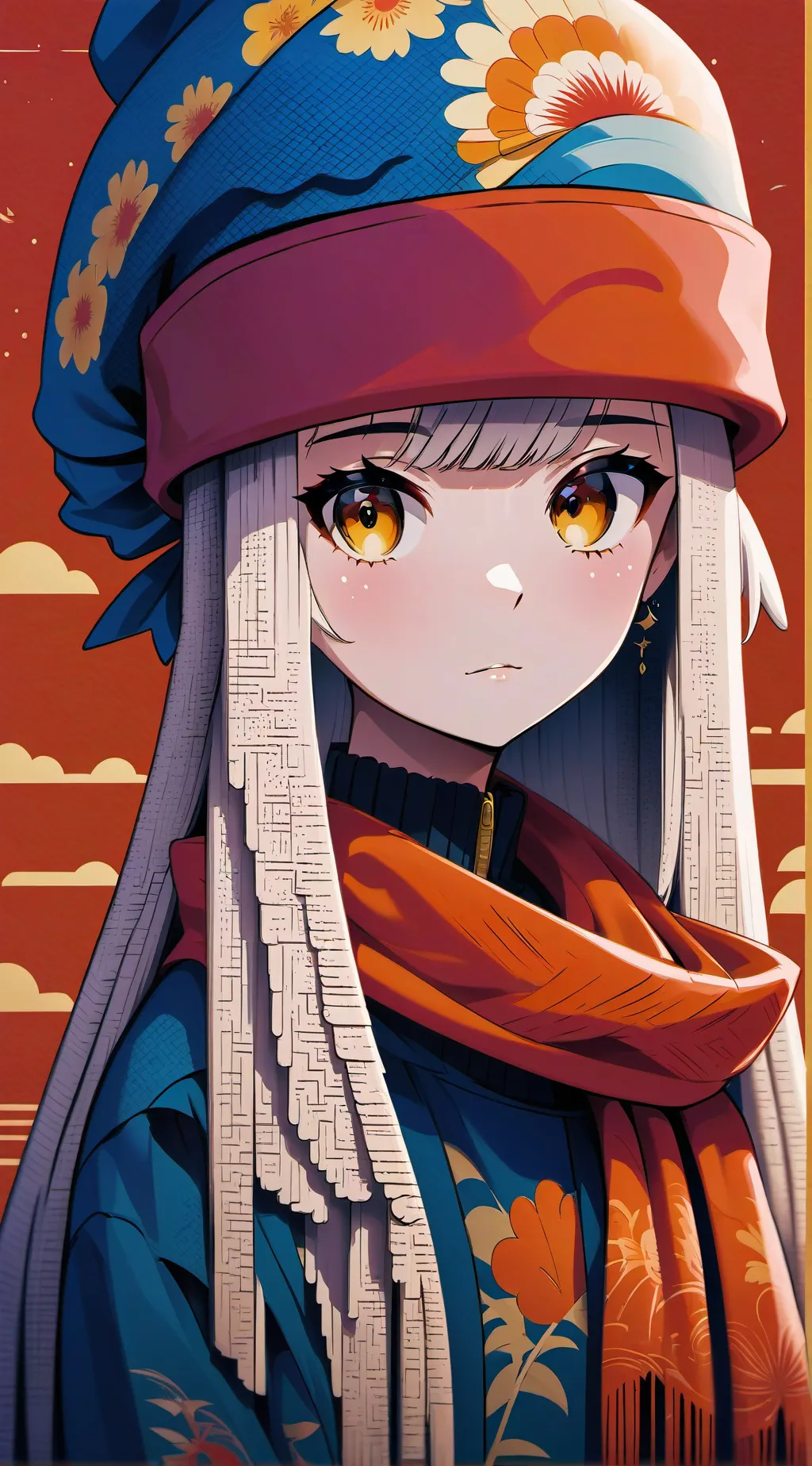 ai character: Спраут..  background