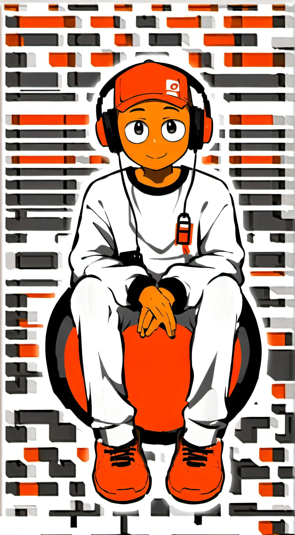 ai character: Sprunki Valentine background