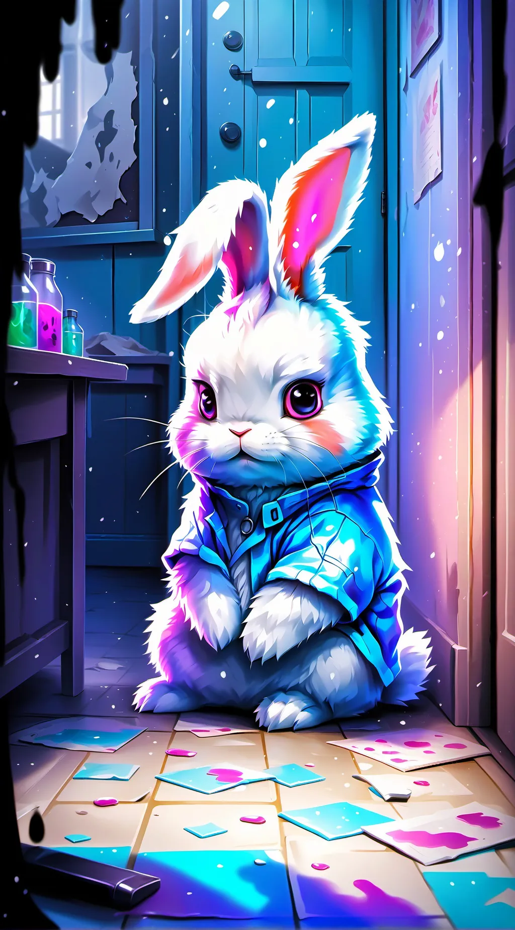 ai character: Luna background