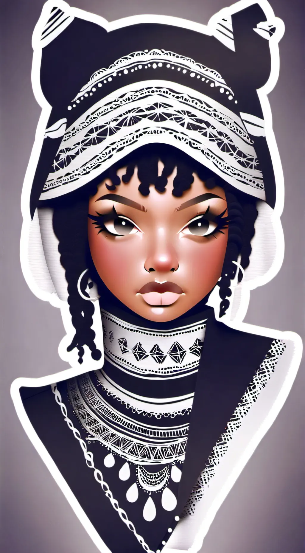 ai character: Ja,nay~° background