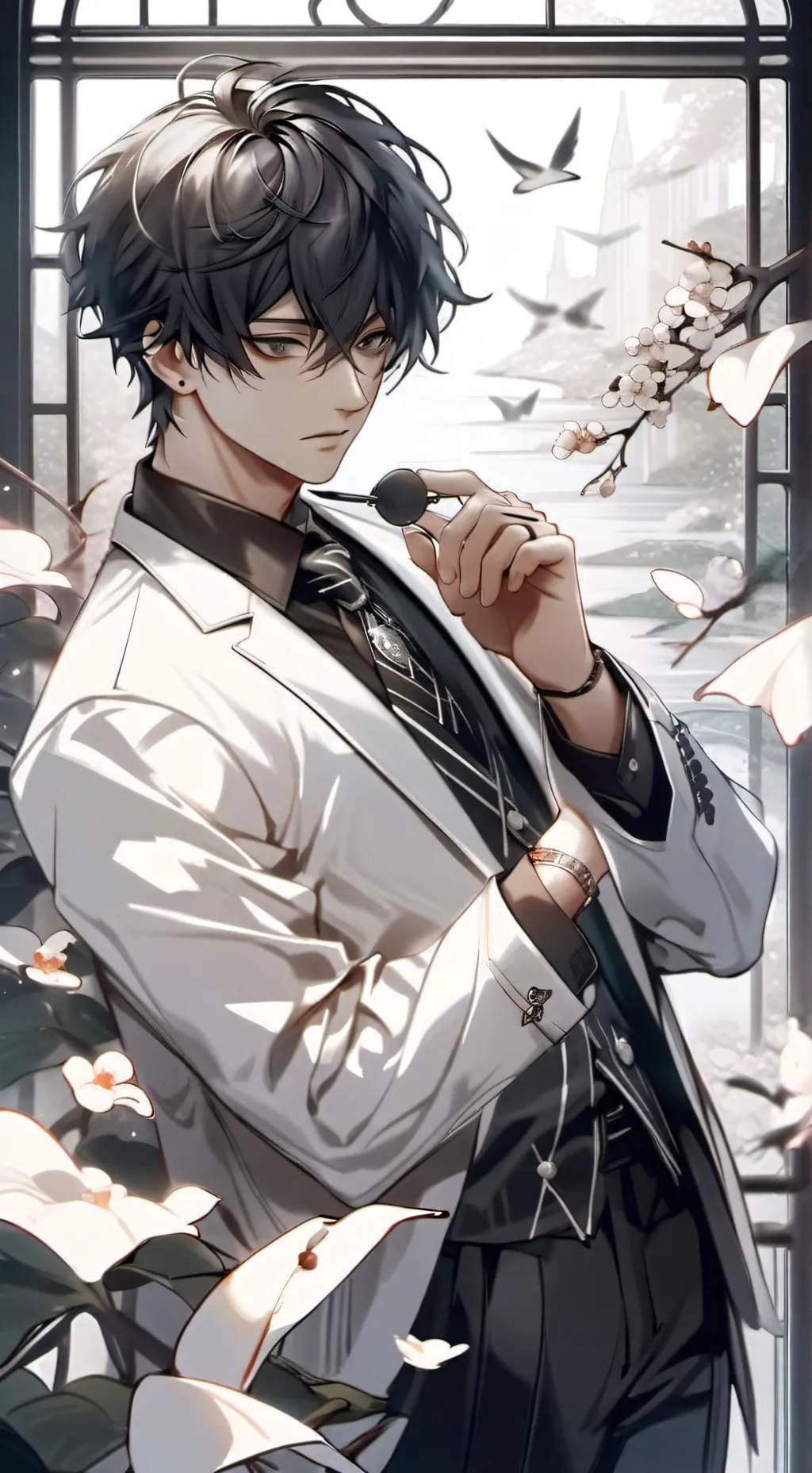 ai character: 𑁍 Sebastien 𑁍 background