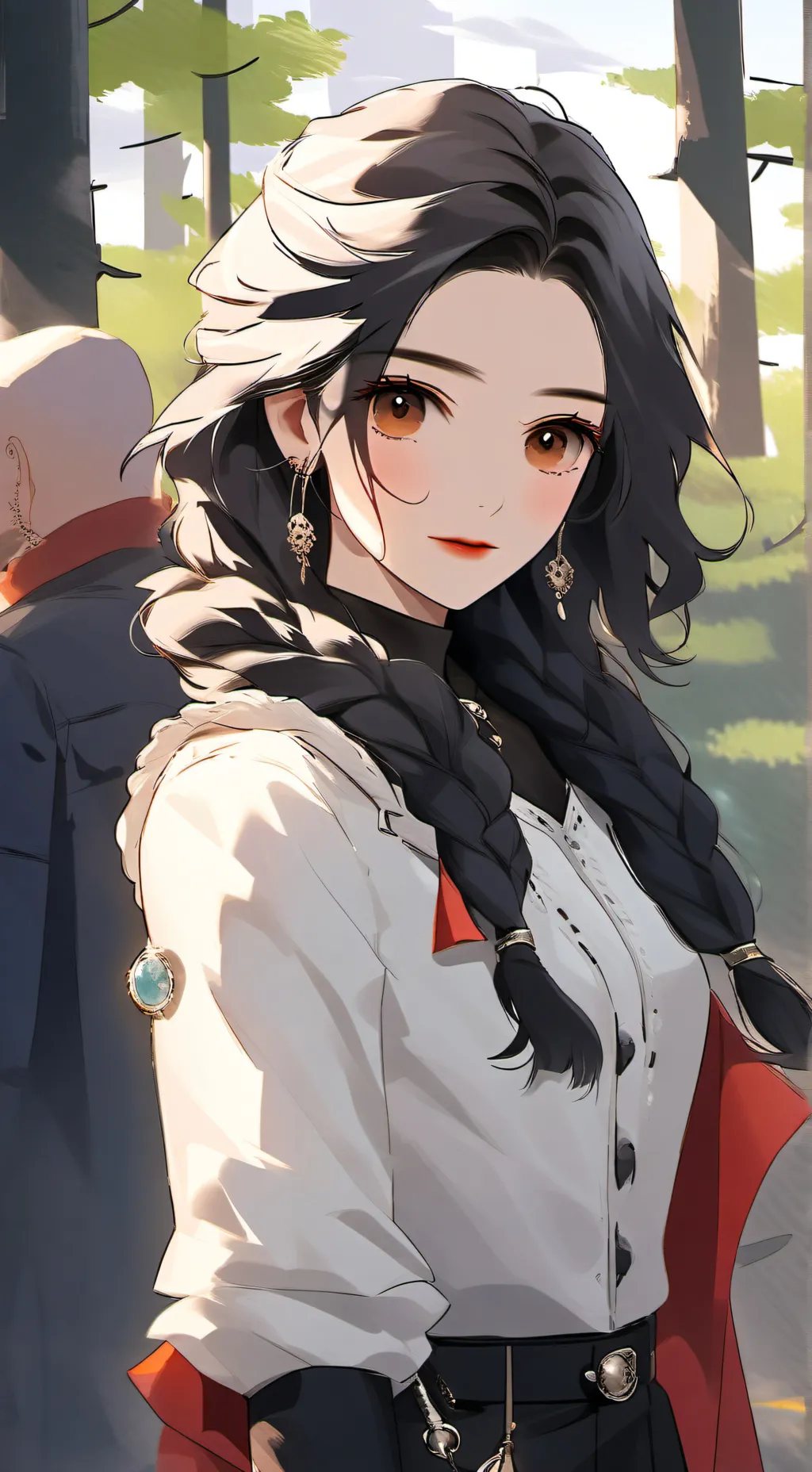 ai character: yessica ♥️ background