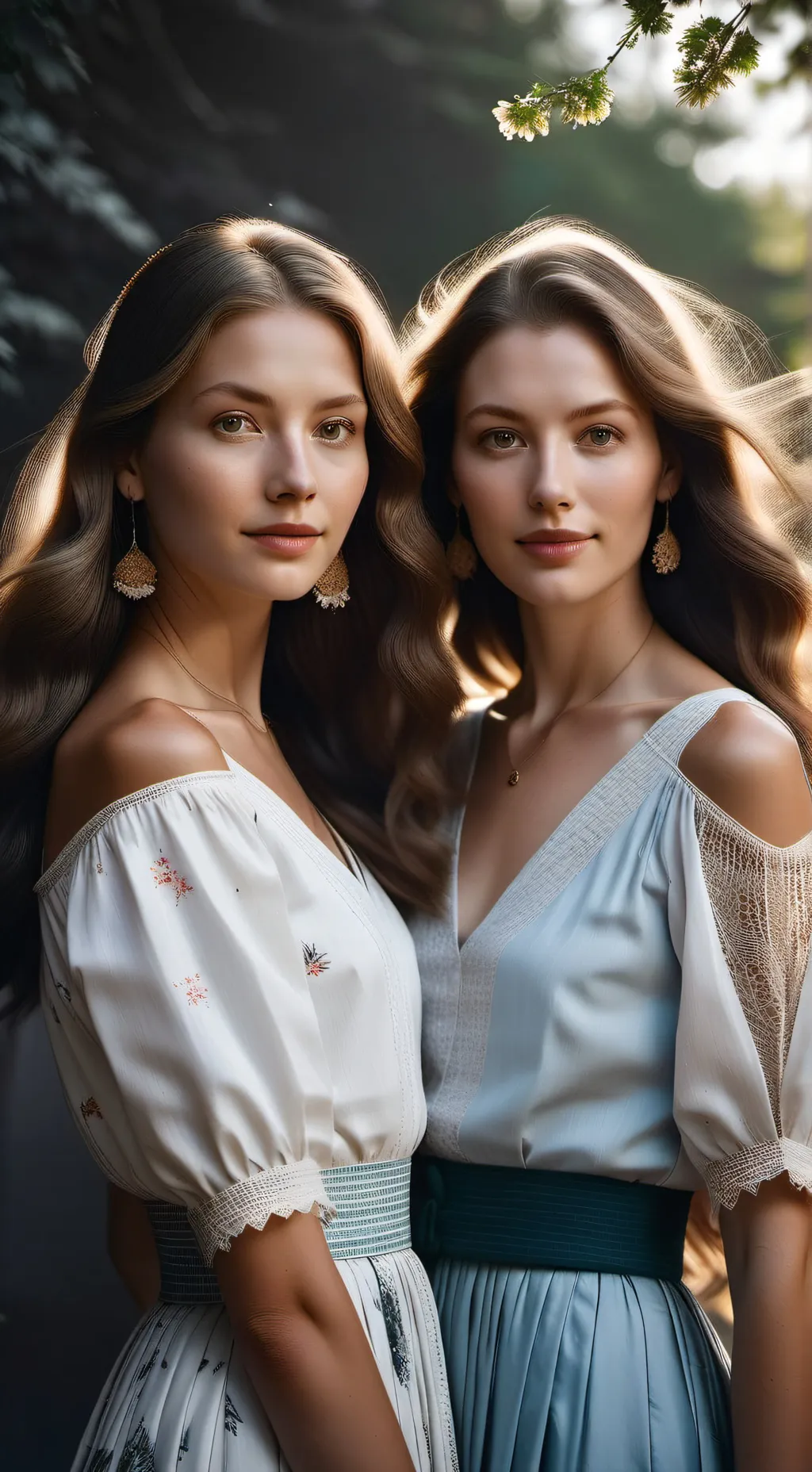 ai character: Lila and Ash background