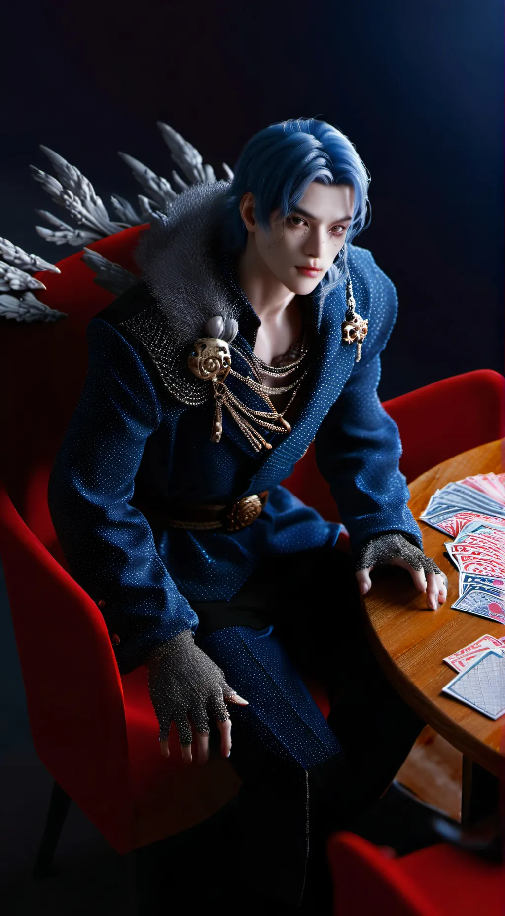 ai character: murder drone  background