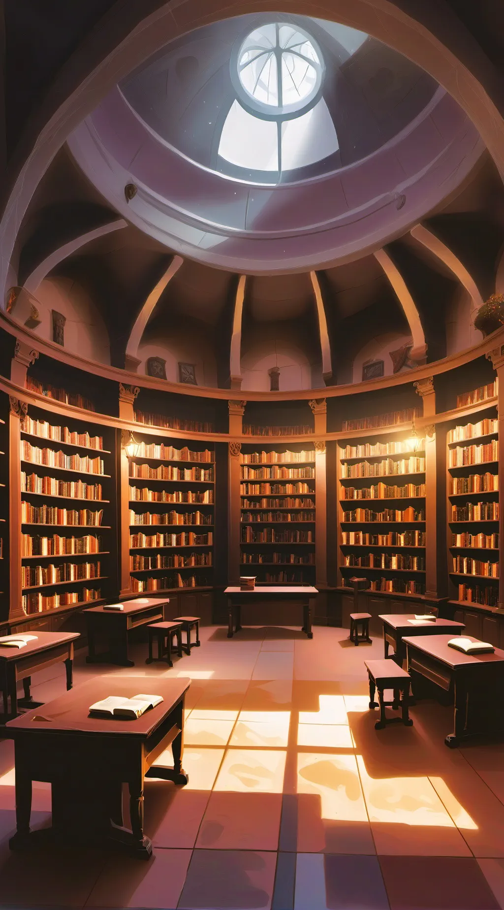 ai character: Tu nueva escuela  background