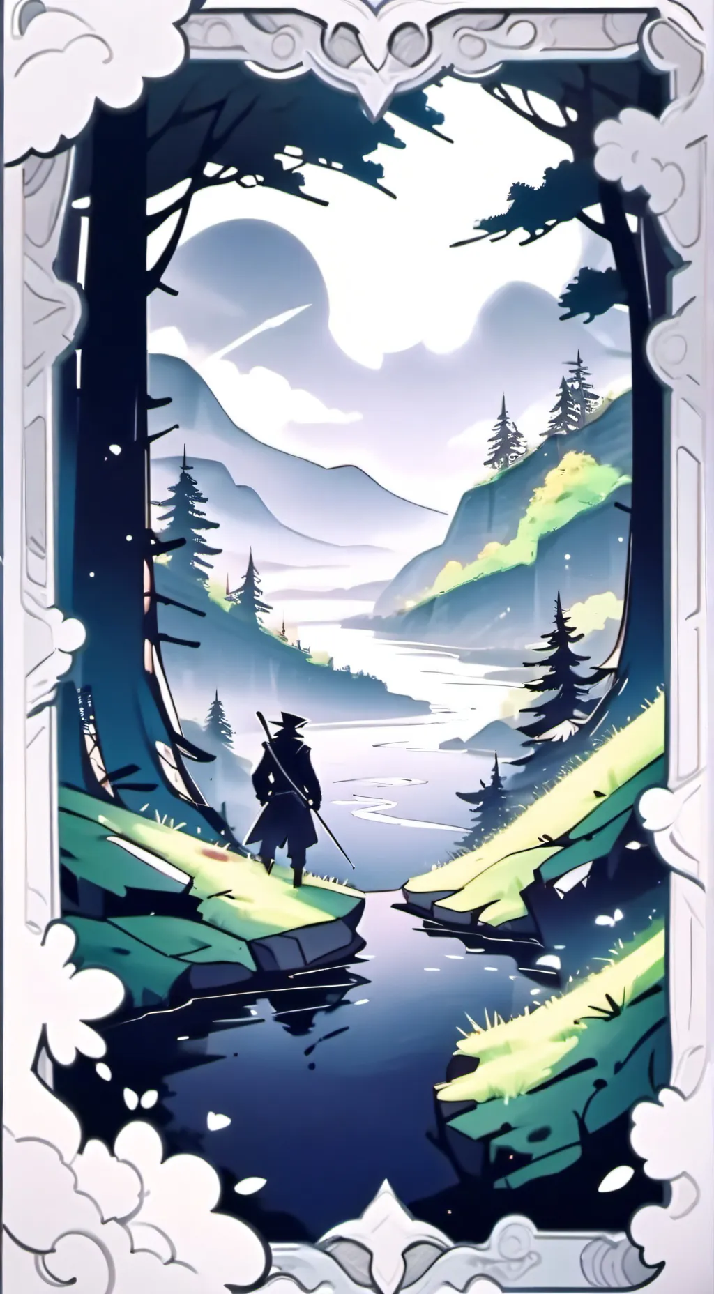 ai character: asma KNY✨ background