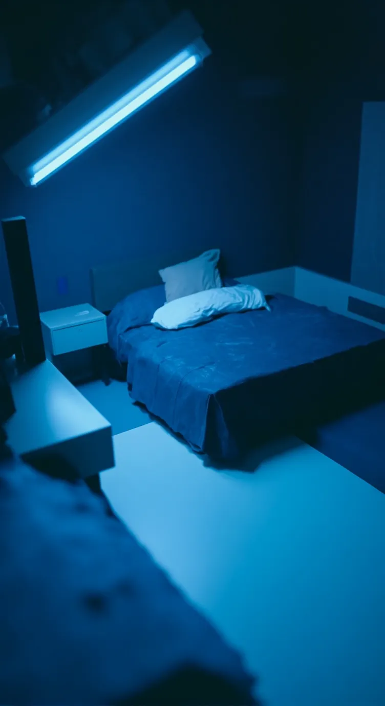 ai character: Your room surprise background