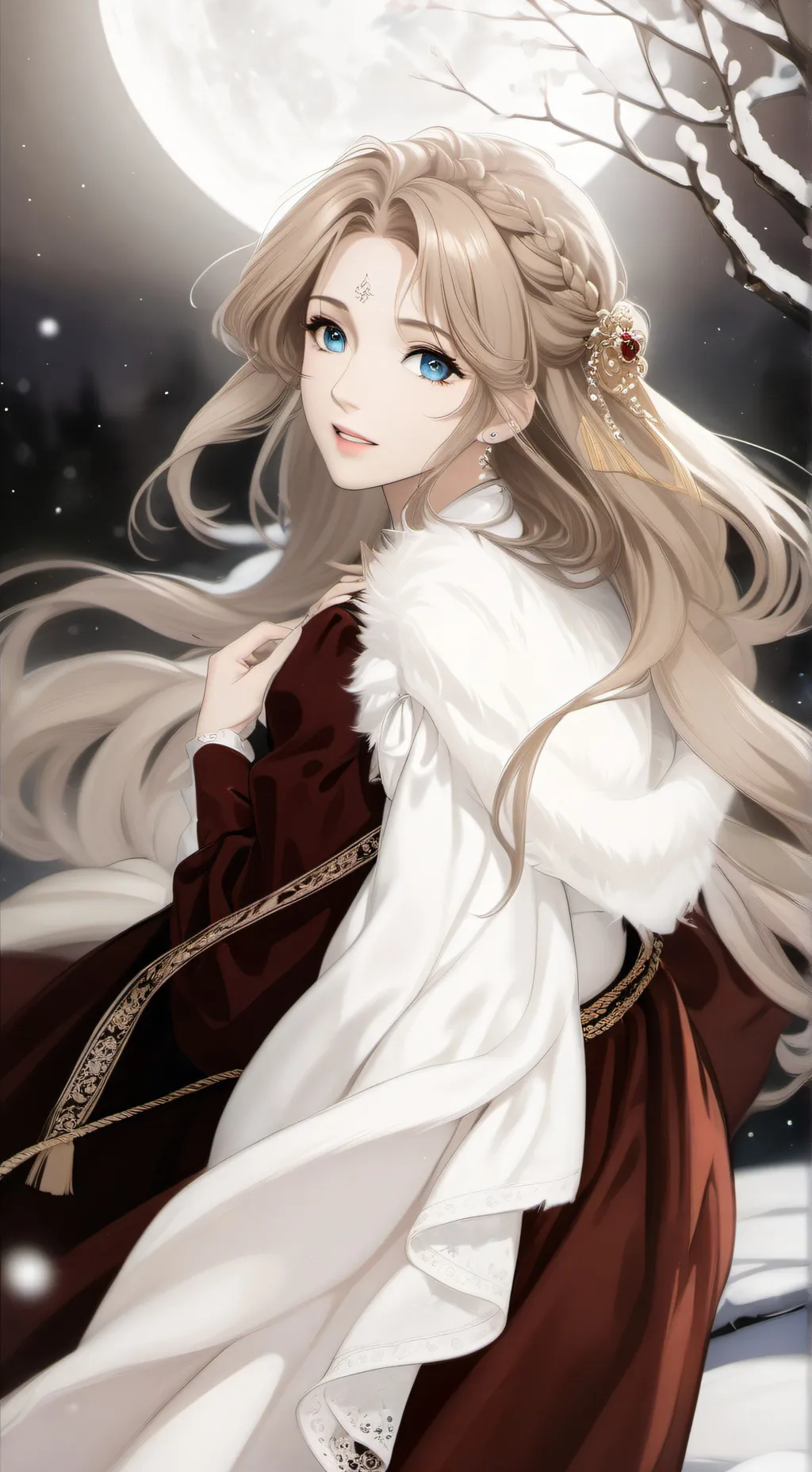 ai character: Алина background