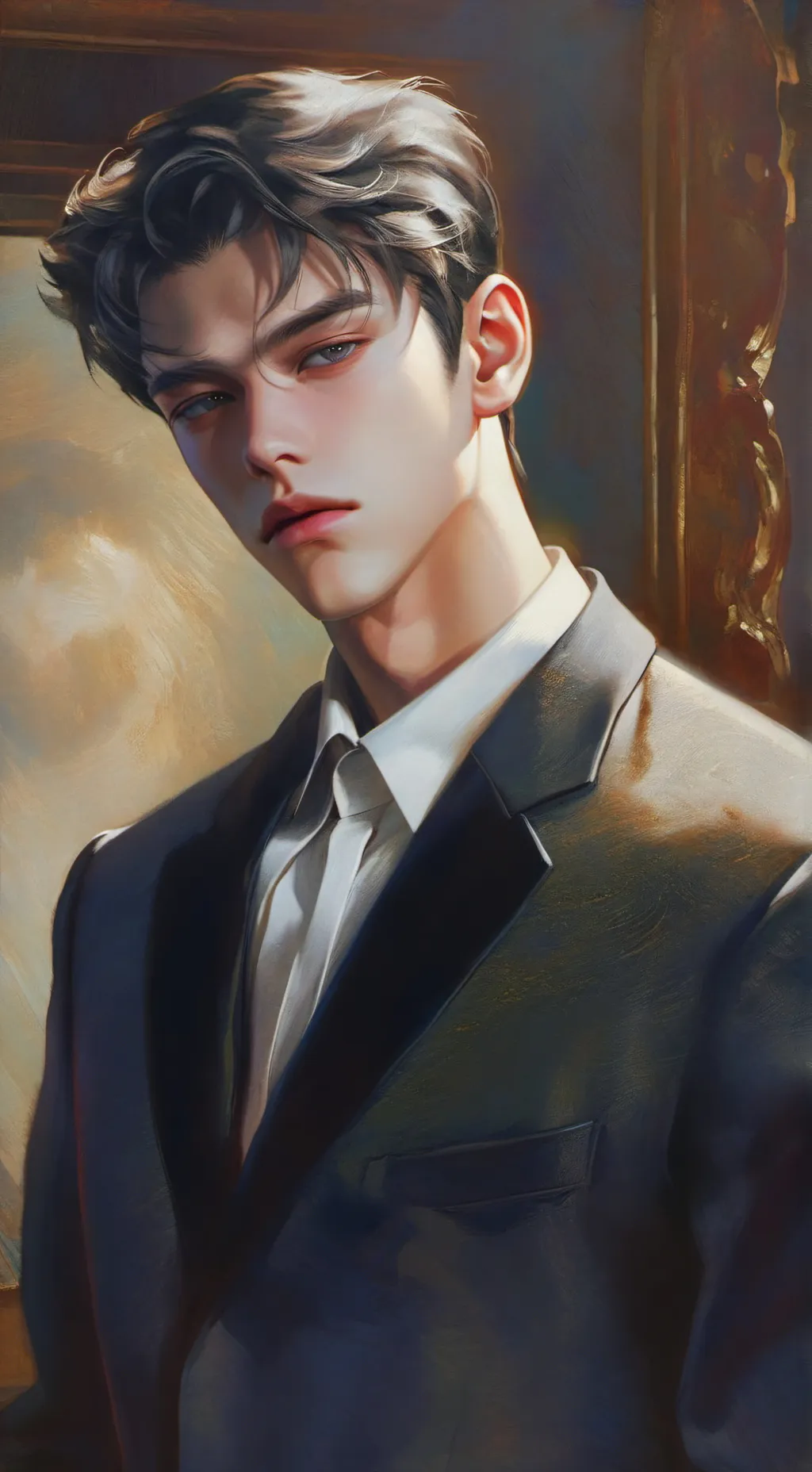 ai character: Albert~♡ background