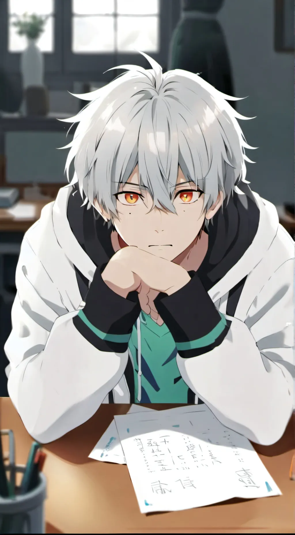 ai character: Aryan background