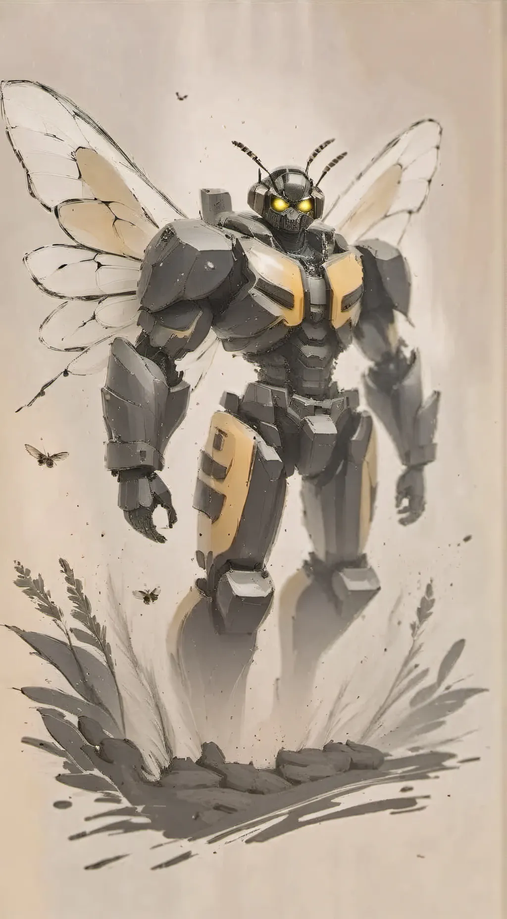 ai character: transformer agian background