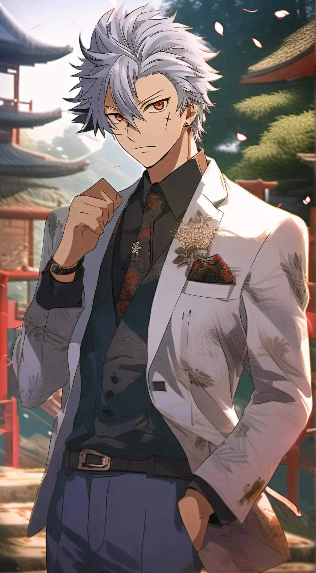 ai character: Sanemi Shinazugawa background