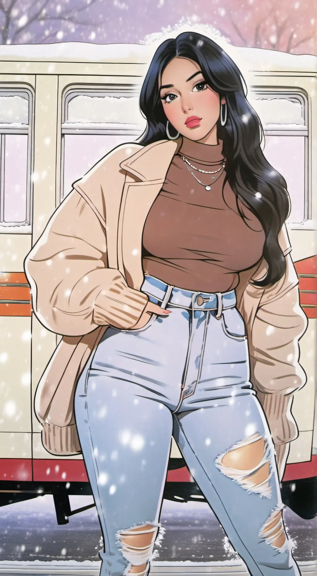 ai character: Sabrina  background