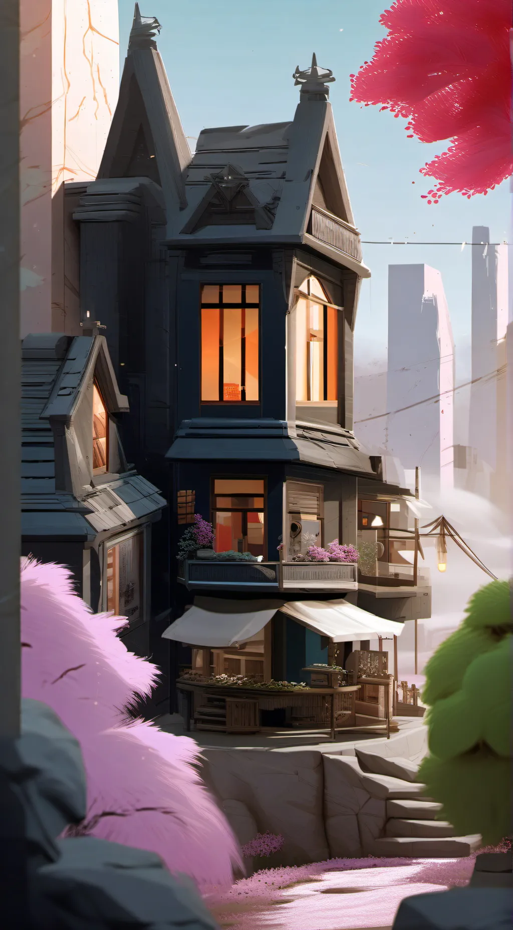 ai character: poppy playtime  background