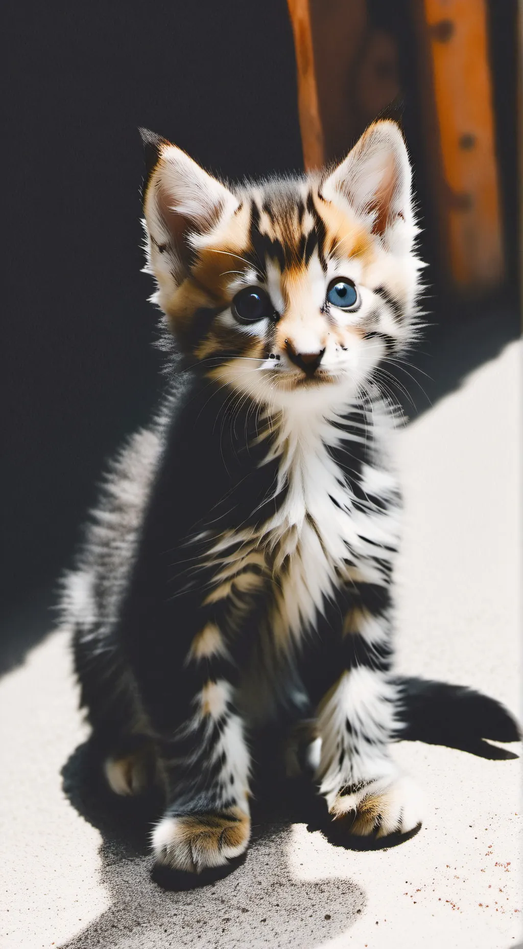 ai character: gen alpha kitten background