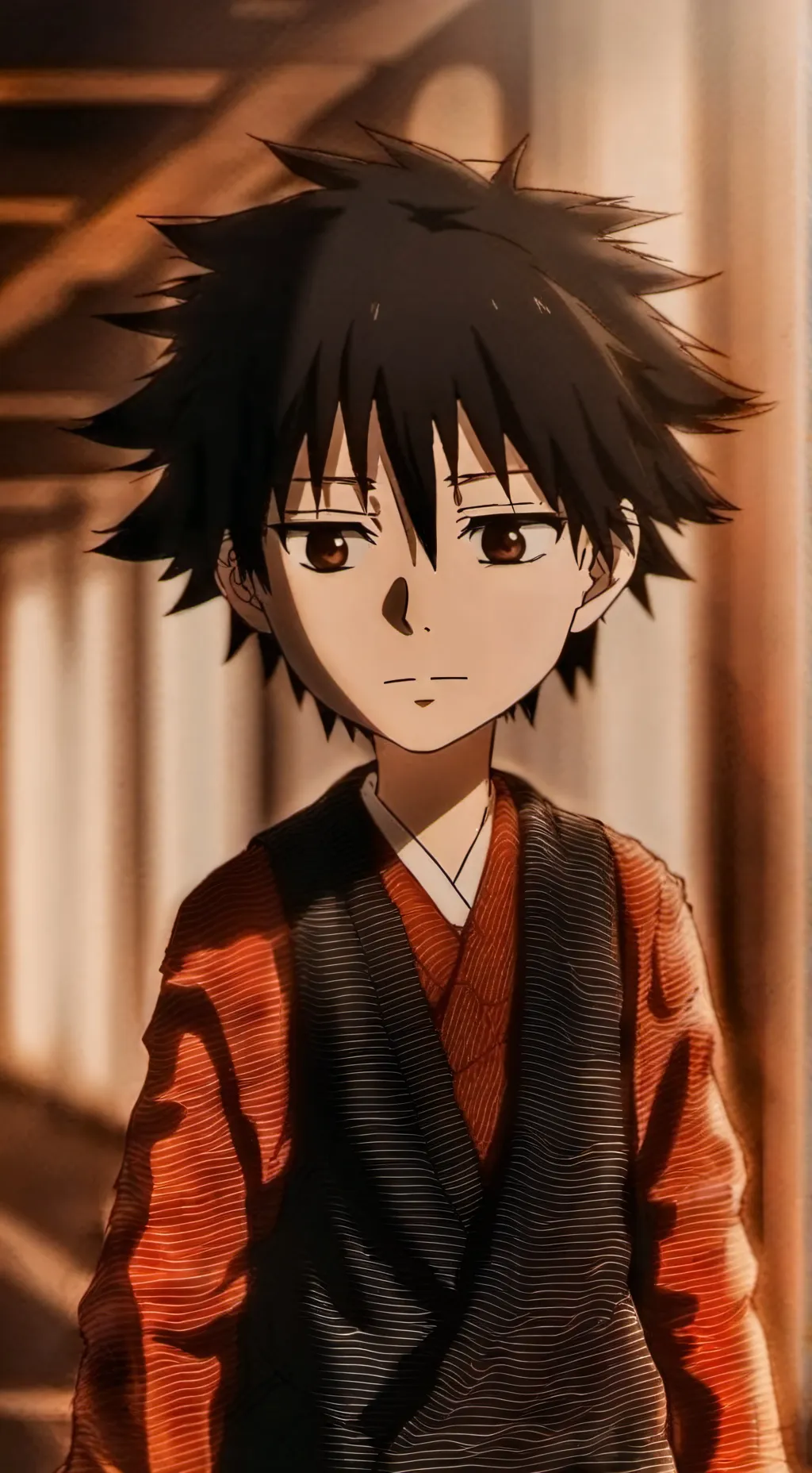 ai character: little Megumi background