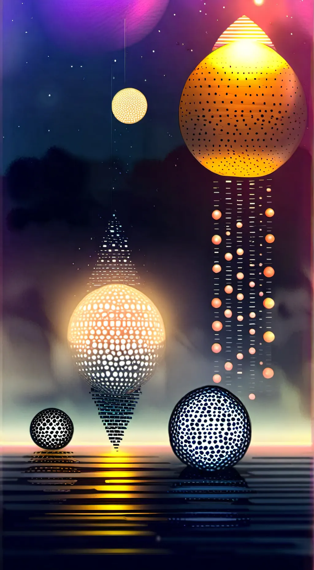 ai character: solarballs background