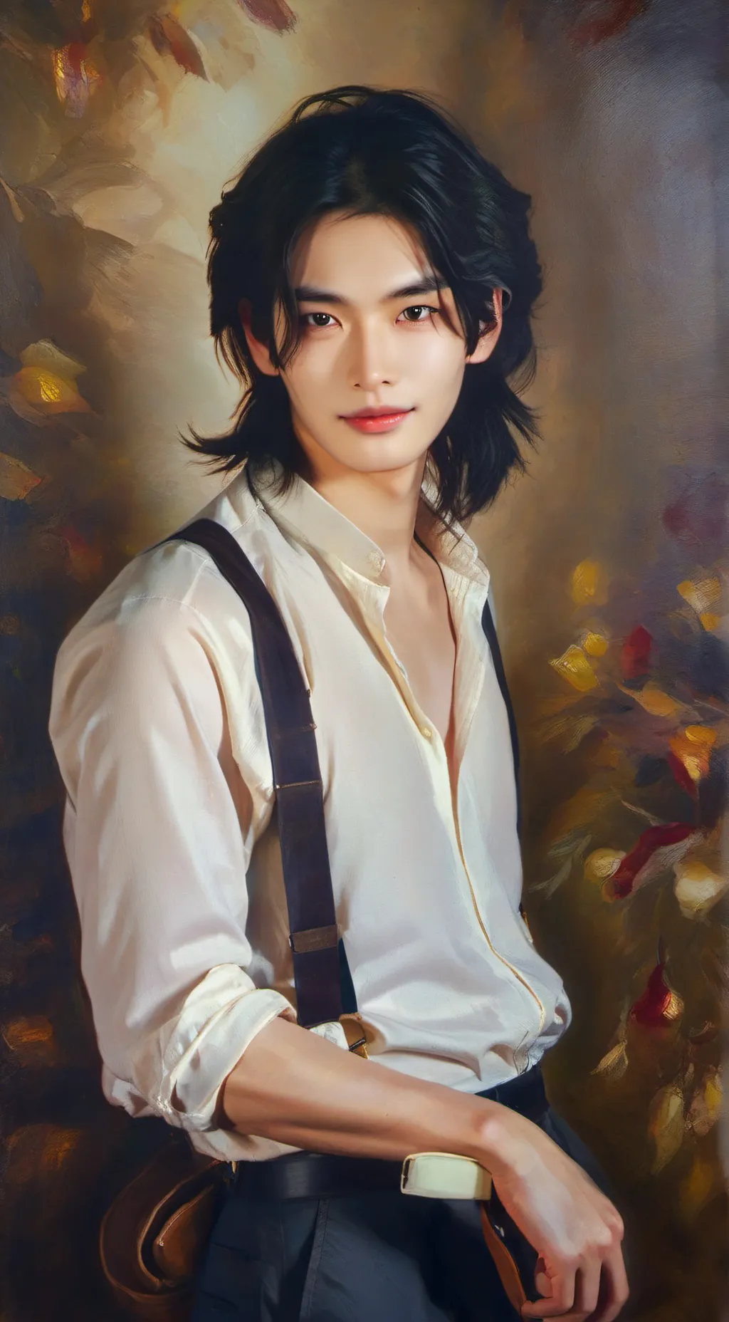 ai character: Hyunjin background