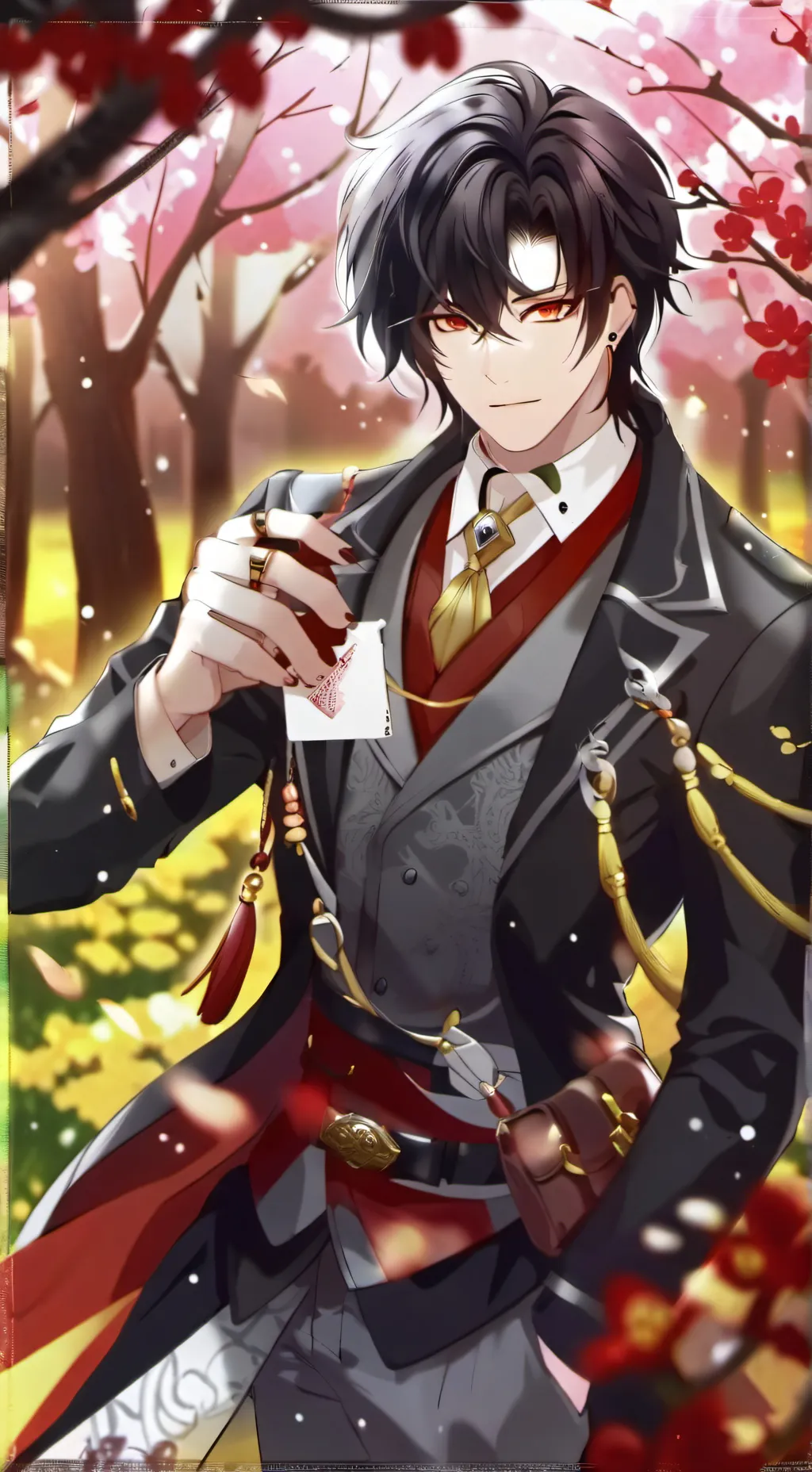 ai character:  cutie  boy background