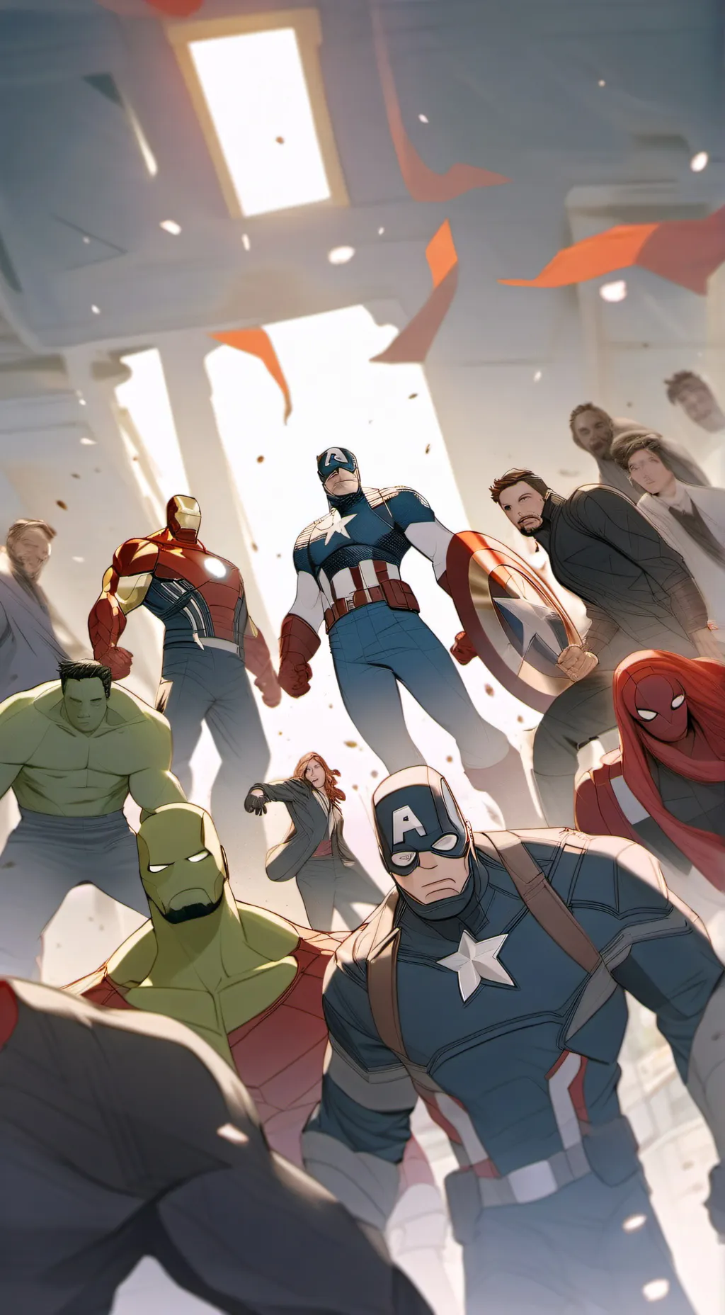 ai character: avengers villain  background