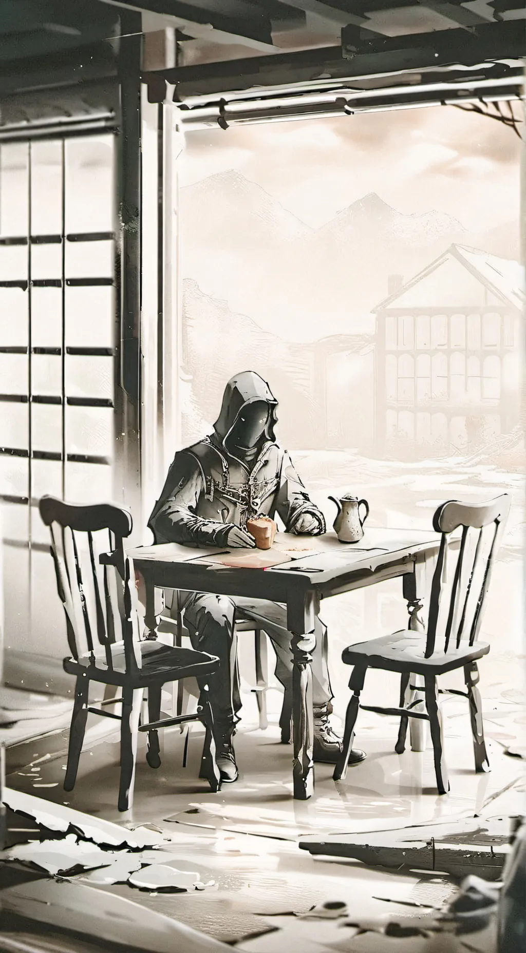 ai character: Dandy's Worlddd background