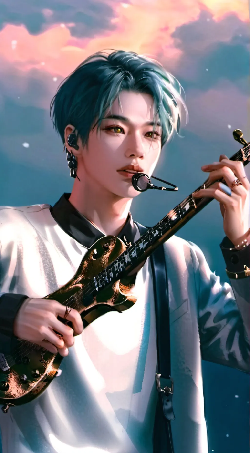 ai character: Felix por dos background