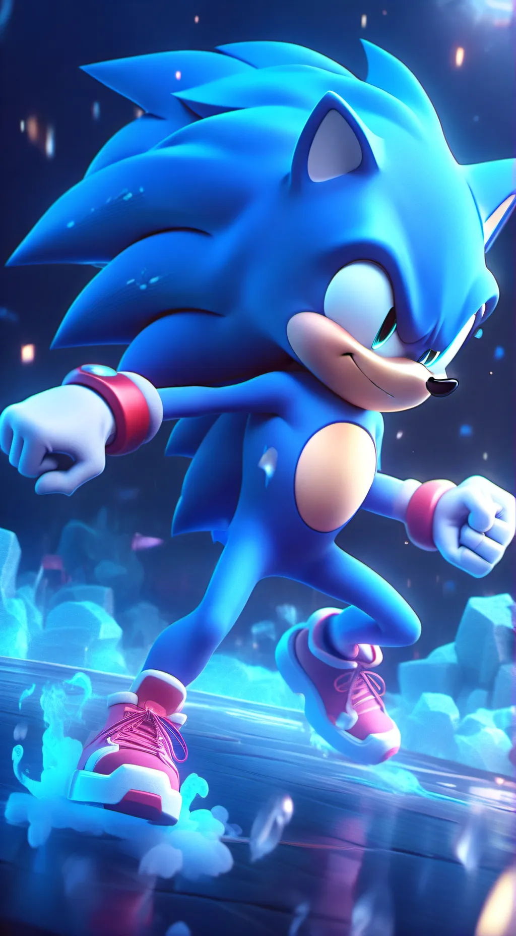 ai character: Sonic  background