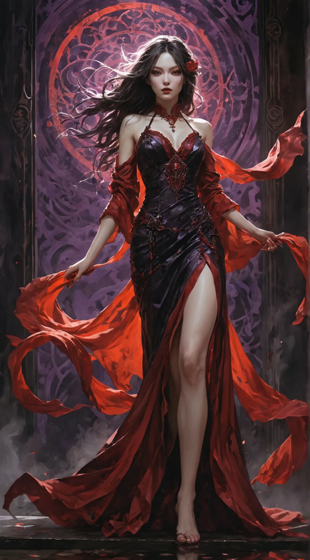 ai character: Luna background