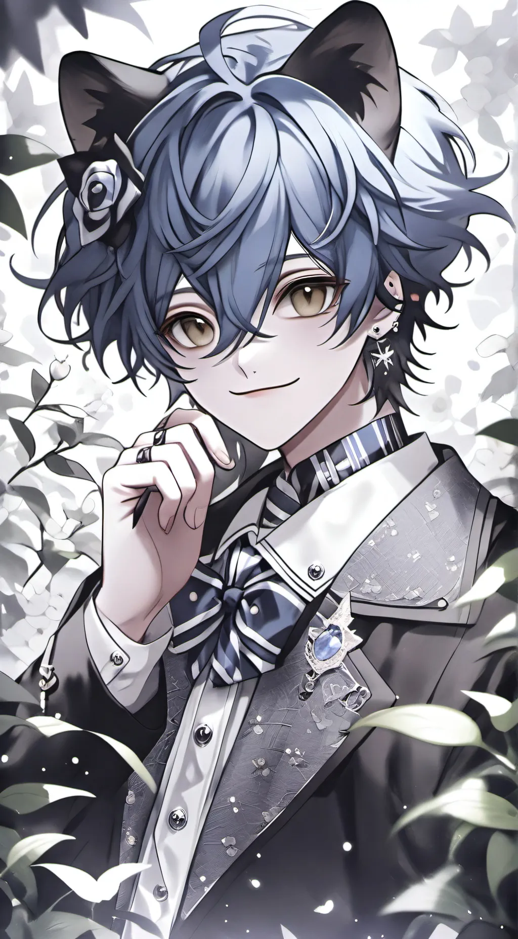 ai character: a cold hunter background