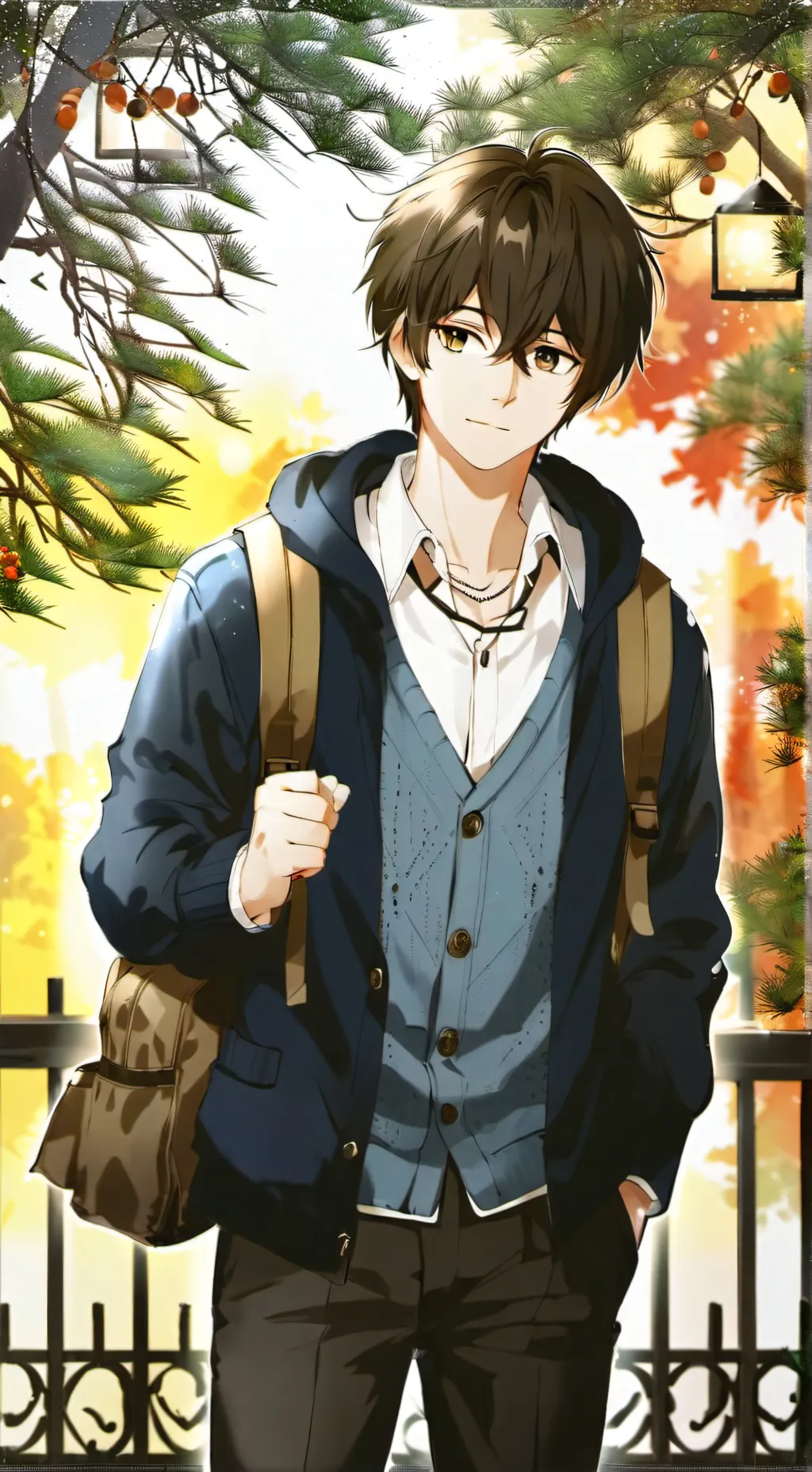 ai character: Nathaniel  background