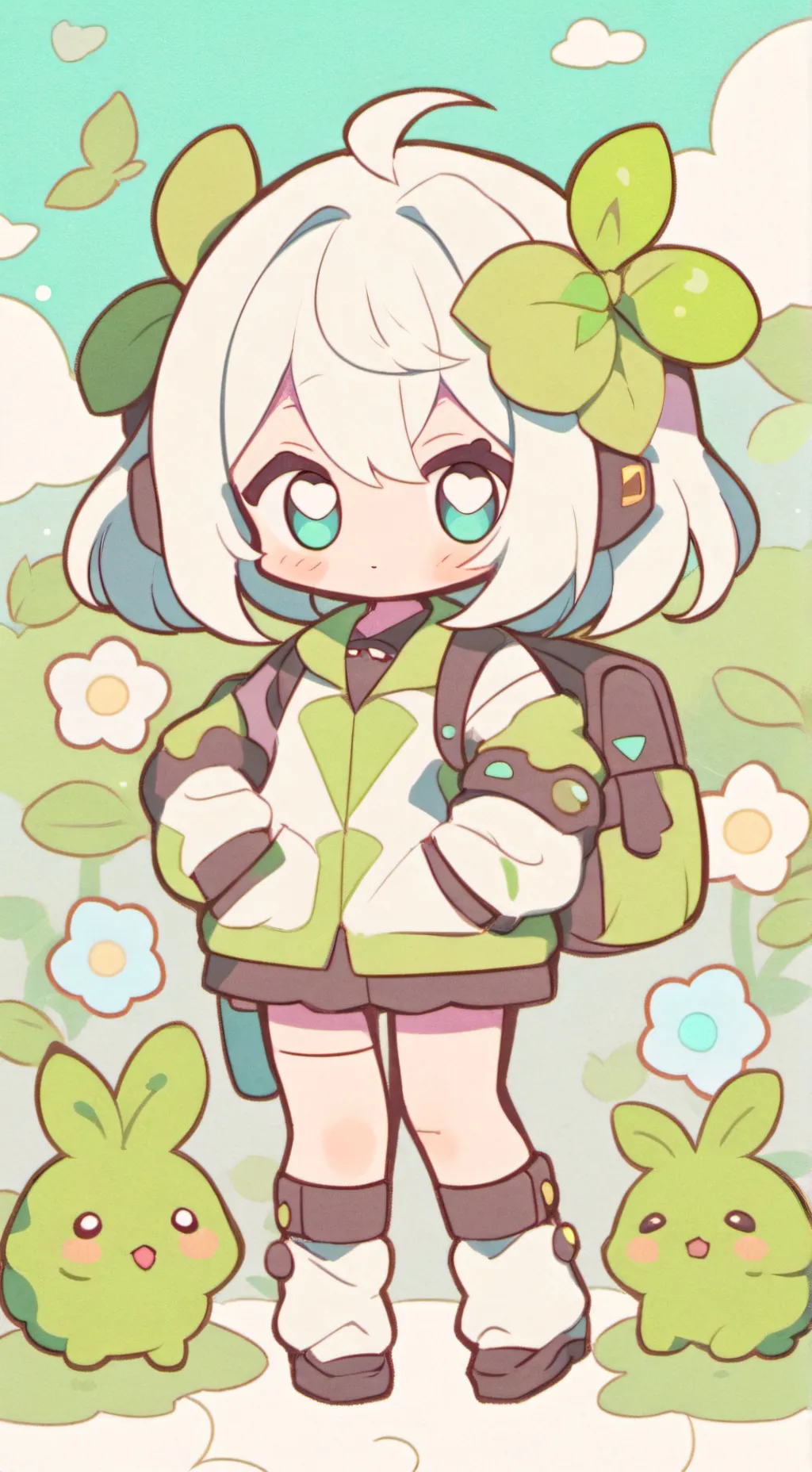 ai character: Jack Lily Jame ana background