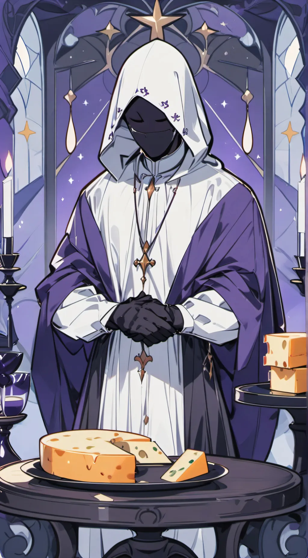 ai character: Mr.chesse background