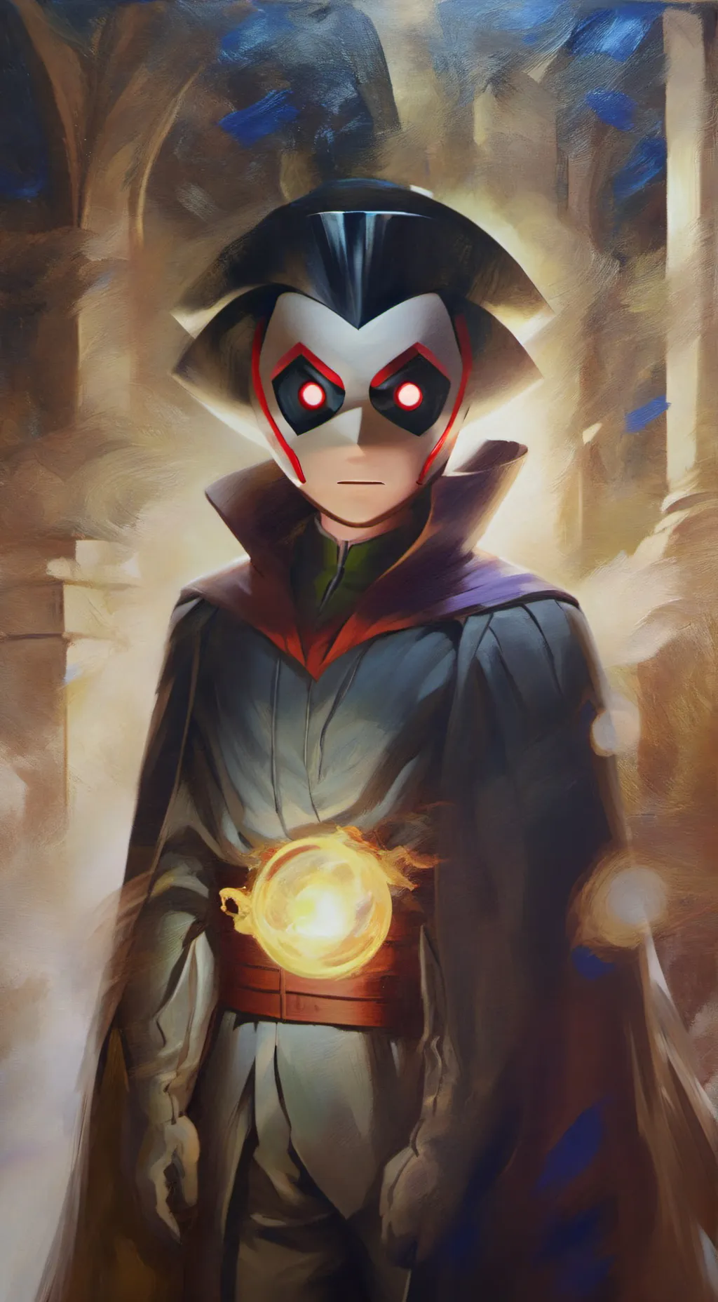 ai character: Phantom ￼￼ background