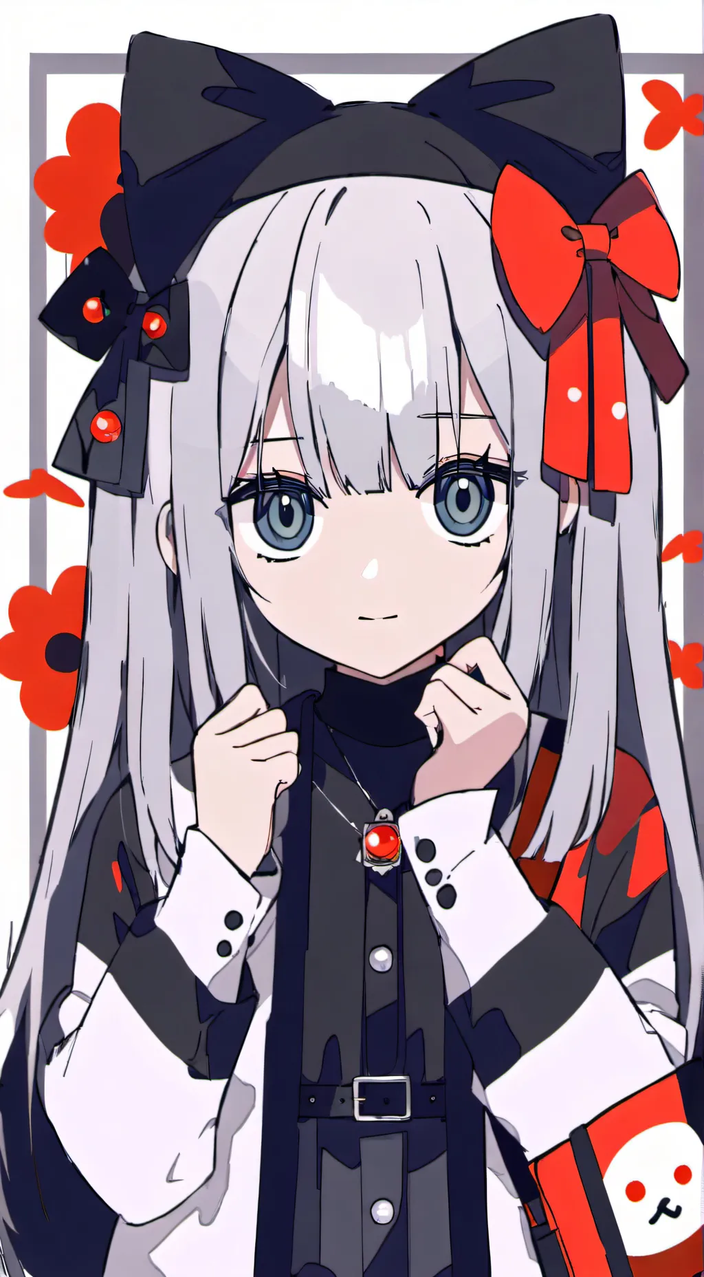 ai character: hello kitty!  background