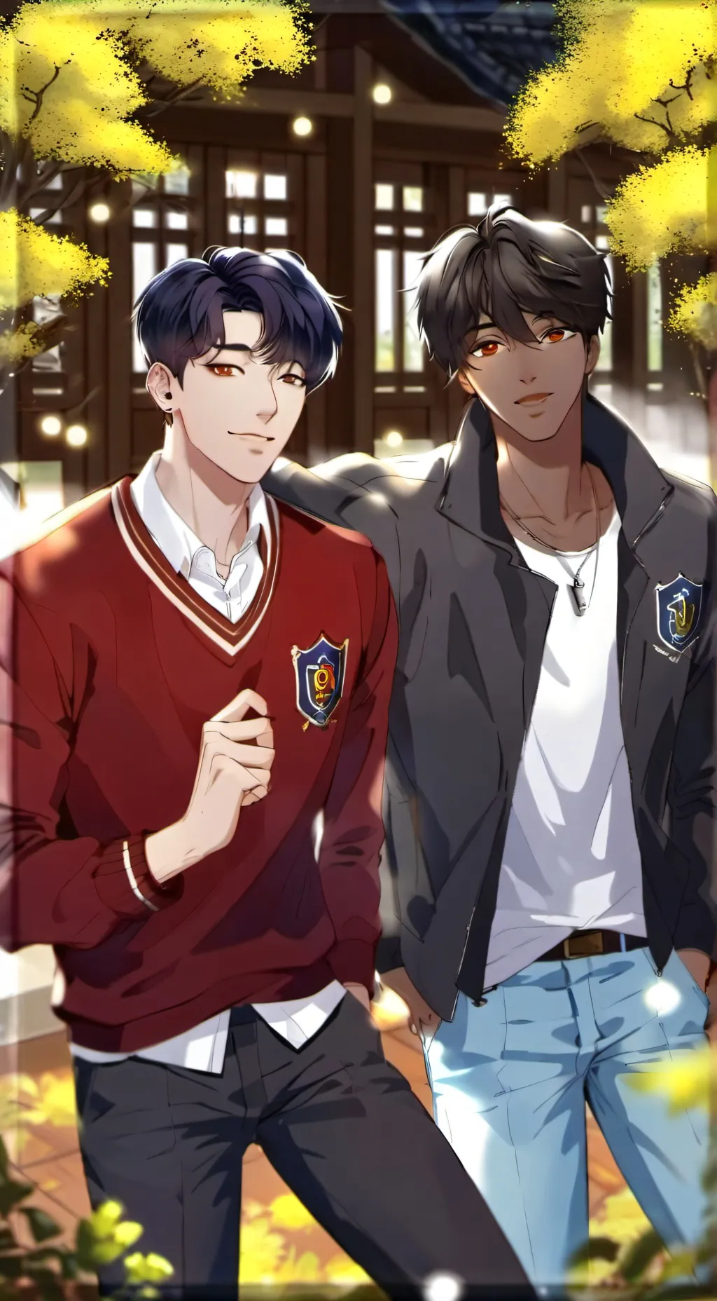 ai character: dorm guys background