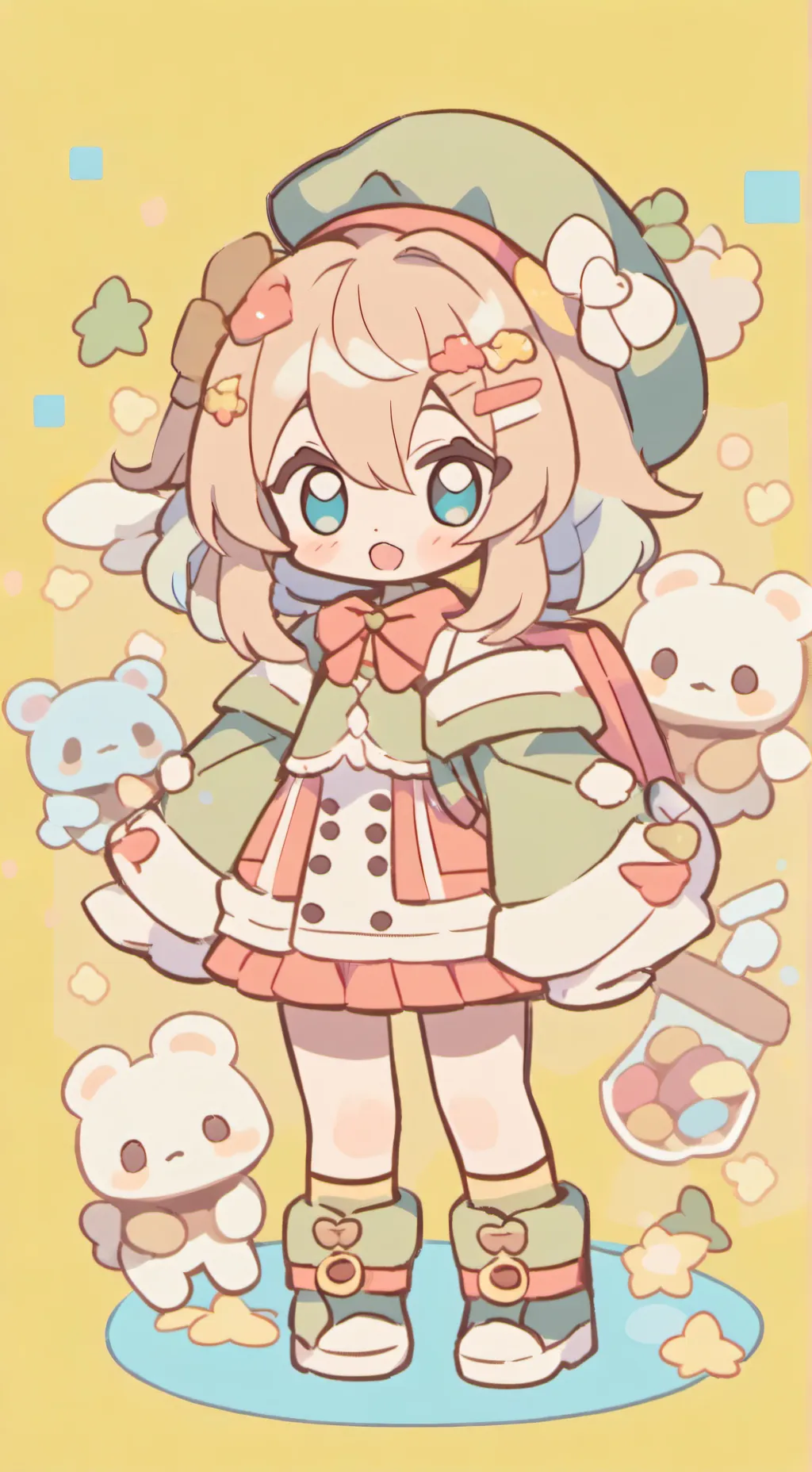 ai character: Dandy’s world background