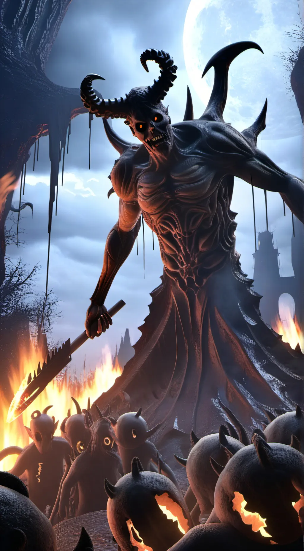 ai character: Mr. Hell. background