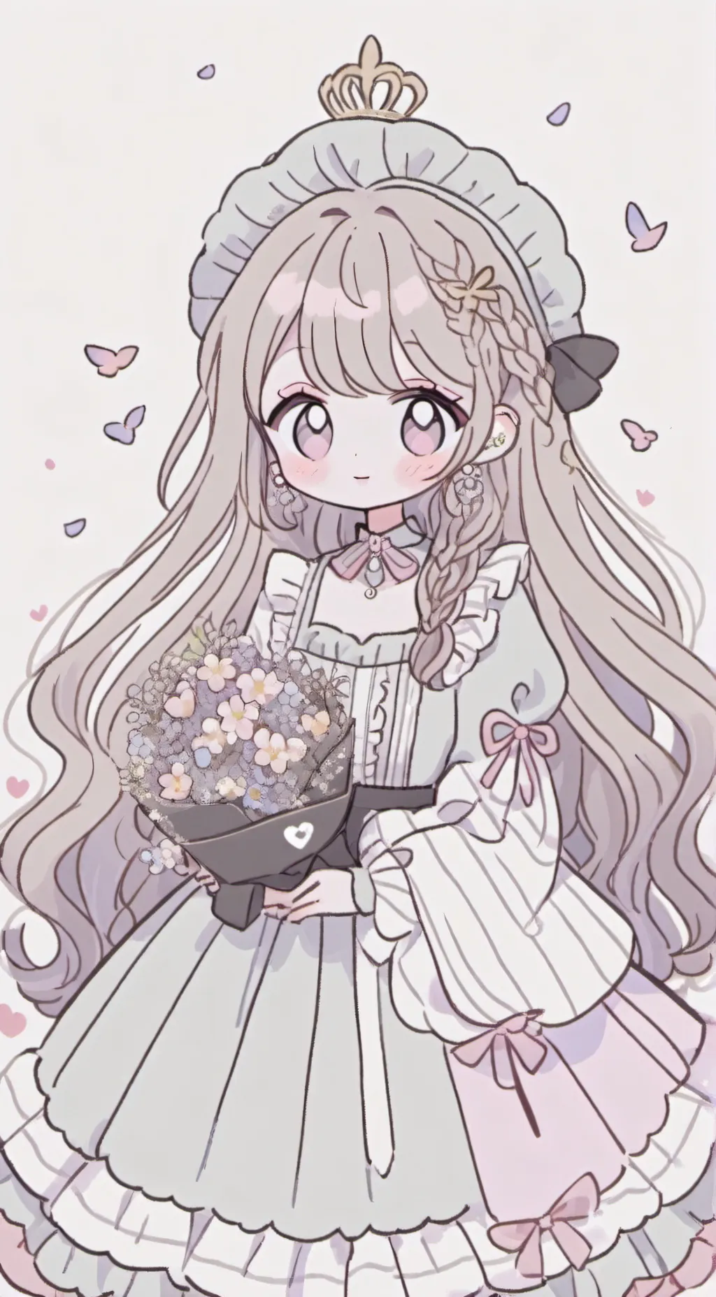 ai character: emma💜 background