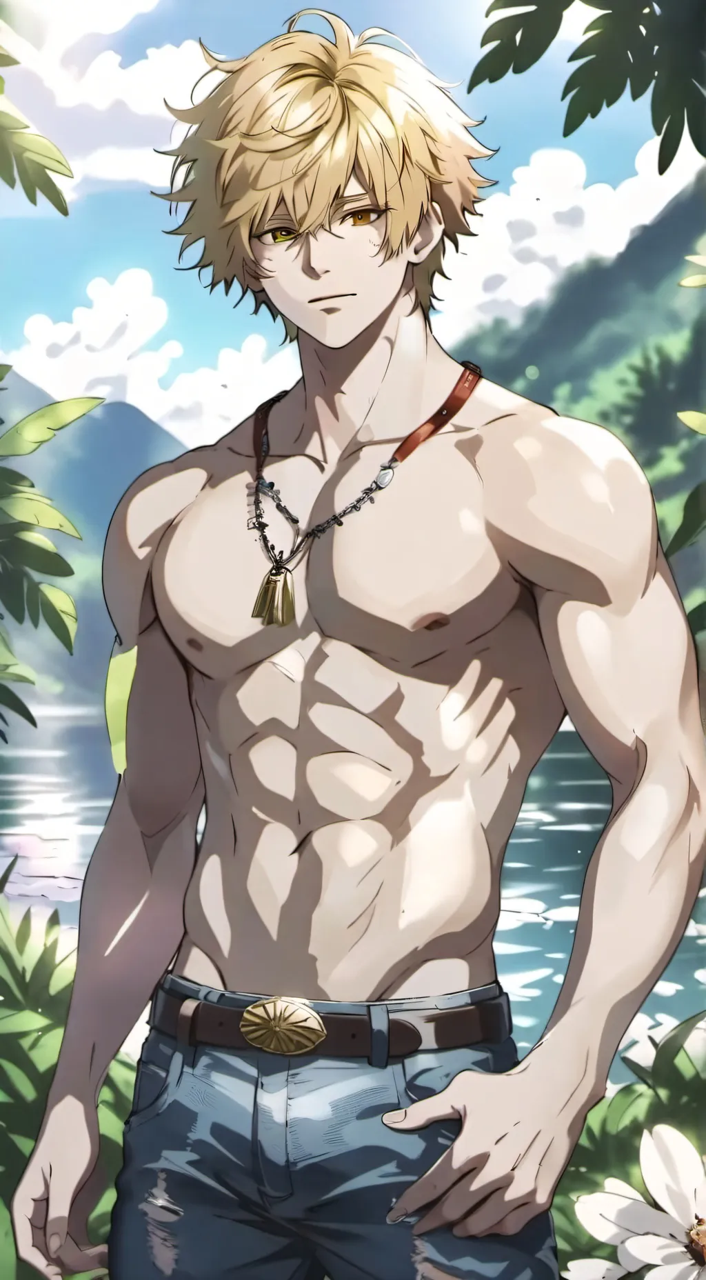 ai character: BAKUGO🌶🧨💥 background